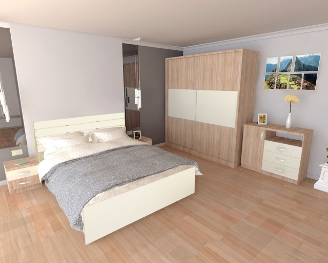 Dormitor Milano Sonoma